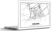 Laptop sticker - 10.1 inch - Kaart - Hoorn - Nederland - 25x18cm - Laptopstickers - Laptop skin - Cover