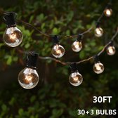 Festoen Led Light - Outdoor - Street Garland Lights - Waterdicht - G40 - Fairy Garland Light String - Voor Kerstmis Nieuwjaar Decoratie - 30ft