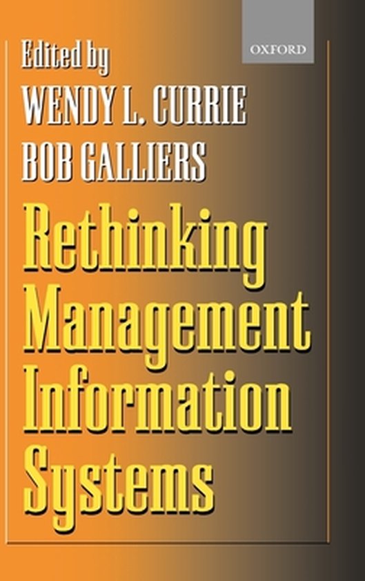 Rethinking Management Information Systems - cover