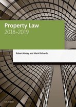 Property Law 2018-2019