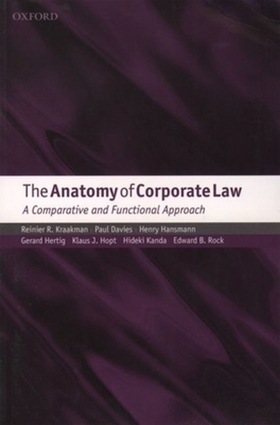 The Anatomy of Corporate Law: A Comparative and Fu - cover