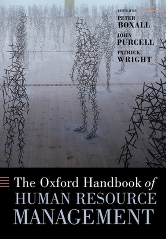 Oxford Handbook Of Human Resource Manag - cover