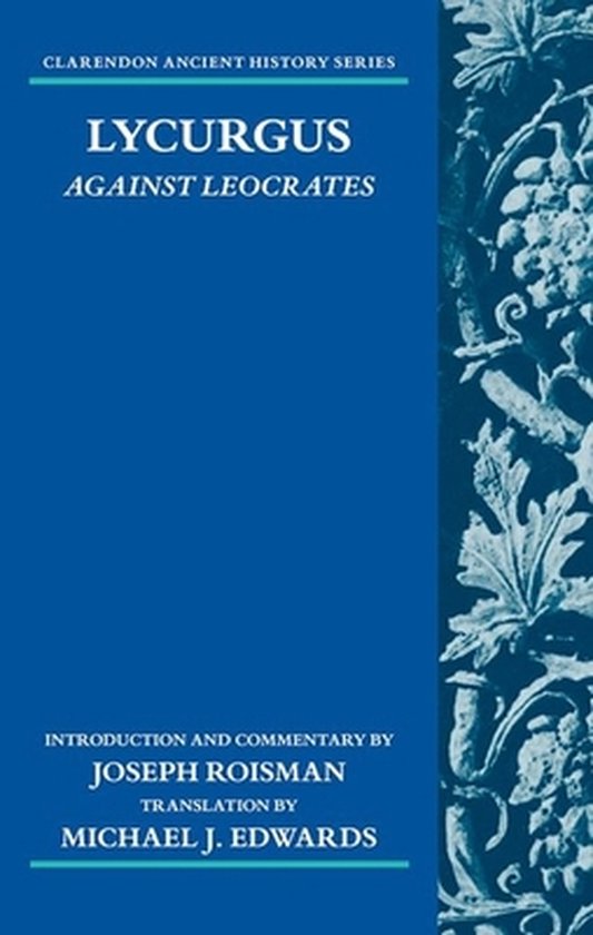 Lycurgus: Against Leocrates - cover