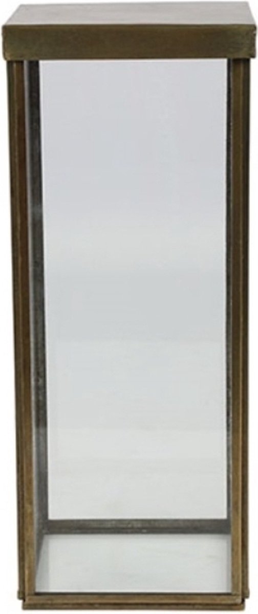 Countryfield glazen decoratie box rechthoekig met deksel