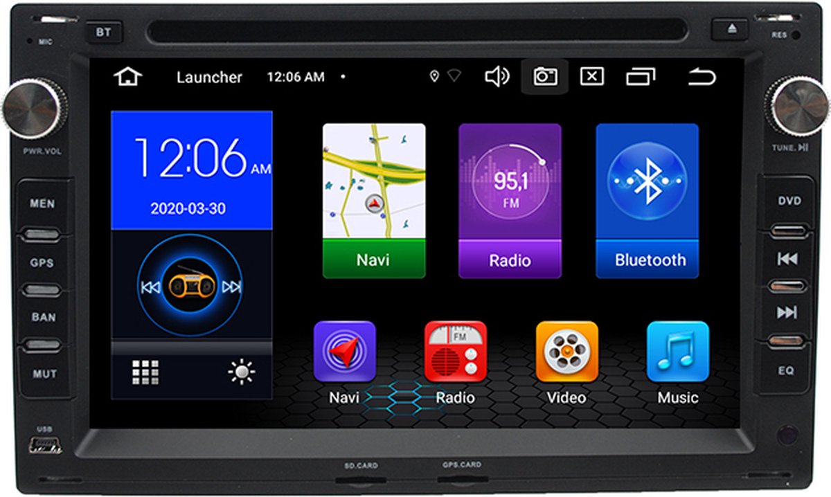 Transports T5 Android 10, CarPlay, Polo VW, Golf 4