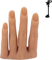 WiseGoods Premium Oefenhand Voor Nagels - Nailtrainer - Nagel - Nagels - Manicure - Hand - Accessoires - Tool - Siliconen