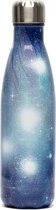 Diamond-Heart Galaxy - Drink- & Thermosfles 500ML - Blauw