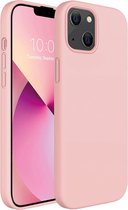 iPhone 13 hoesje roze siliconen apple hoesjes cover hoes