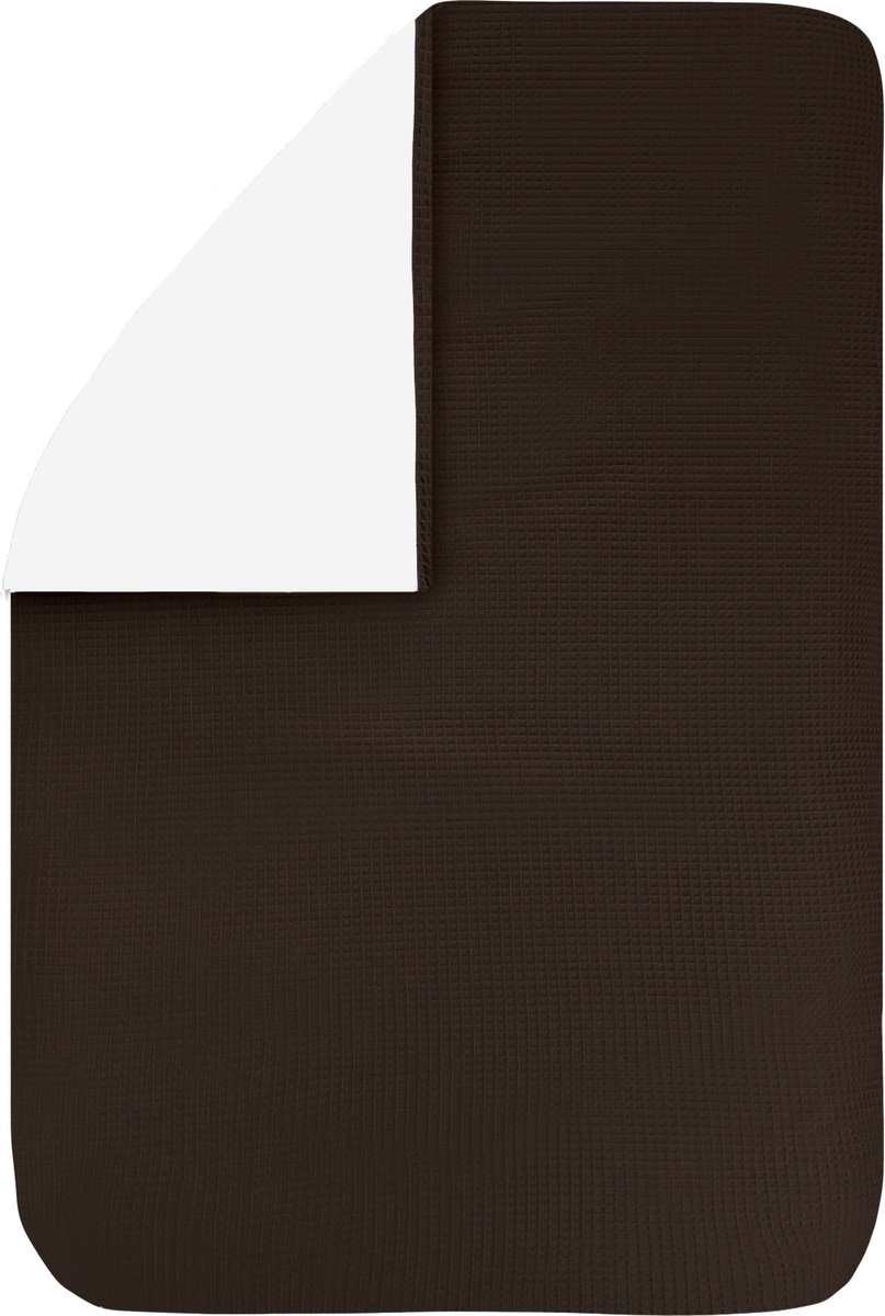 BINK Bedding Dekbedovertrek Wafel (Pique) Choco Ledikant 100x135 cm (geen sloop) BINK Bedding Dekbedovertrek Wafel (Pique) Choco Ledikant 100x135 cm (geen sloop)