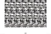 Poster - Star Wars Stormtrooper Pencil - 60 X 80 Cm - Wit