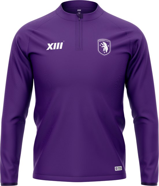 Foto: Beerschot kids sweater met korte rits maat 140 9 a 10 jaar 