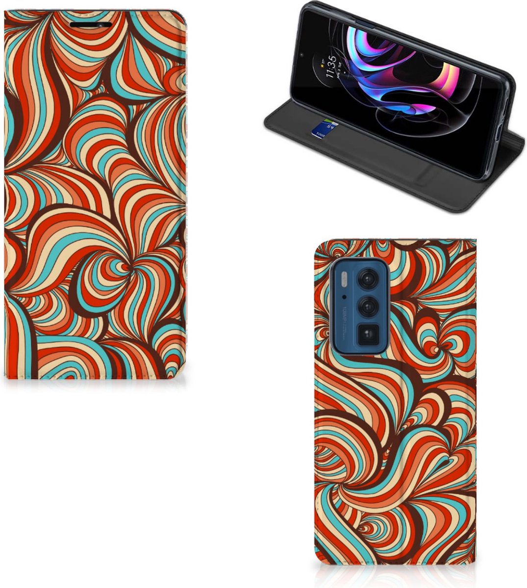 Motorola Edge 20 Pro Bookcase Retro