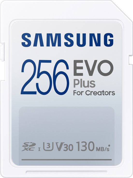 hun straf honderd Samsung EVO plus SDXC - Geheugenkaart - 256 GB | bol.com