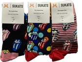 Sukats® The Casual Ones - 3 Paar - Maat 36-41 - Dames - Lolly's - Happy Fun Colorful Socks - Vrolijke Sokken