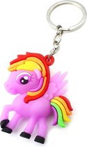 Sleutelhanger tashanger unicorn my little pony paars regenboog