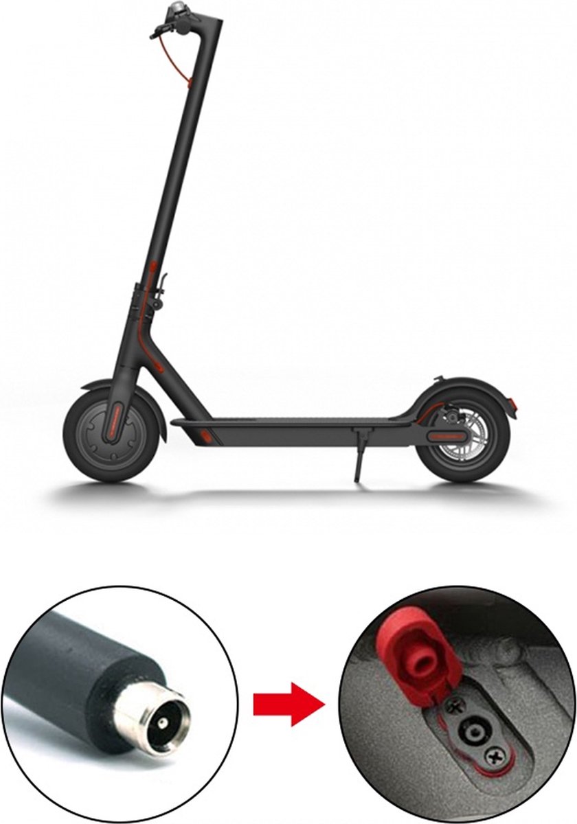 GO SOLID! ® Oplader geschikt voor Segway Ninebot - E Series - 42V 2A – foto 3