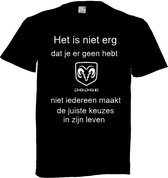 Dodge T-shirt maat 4XL