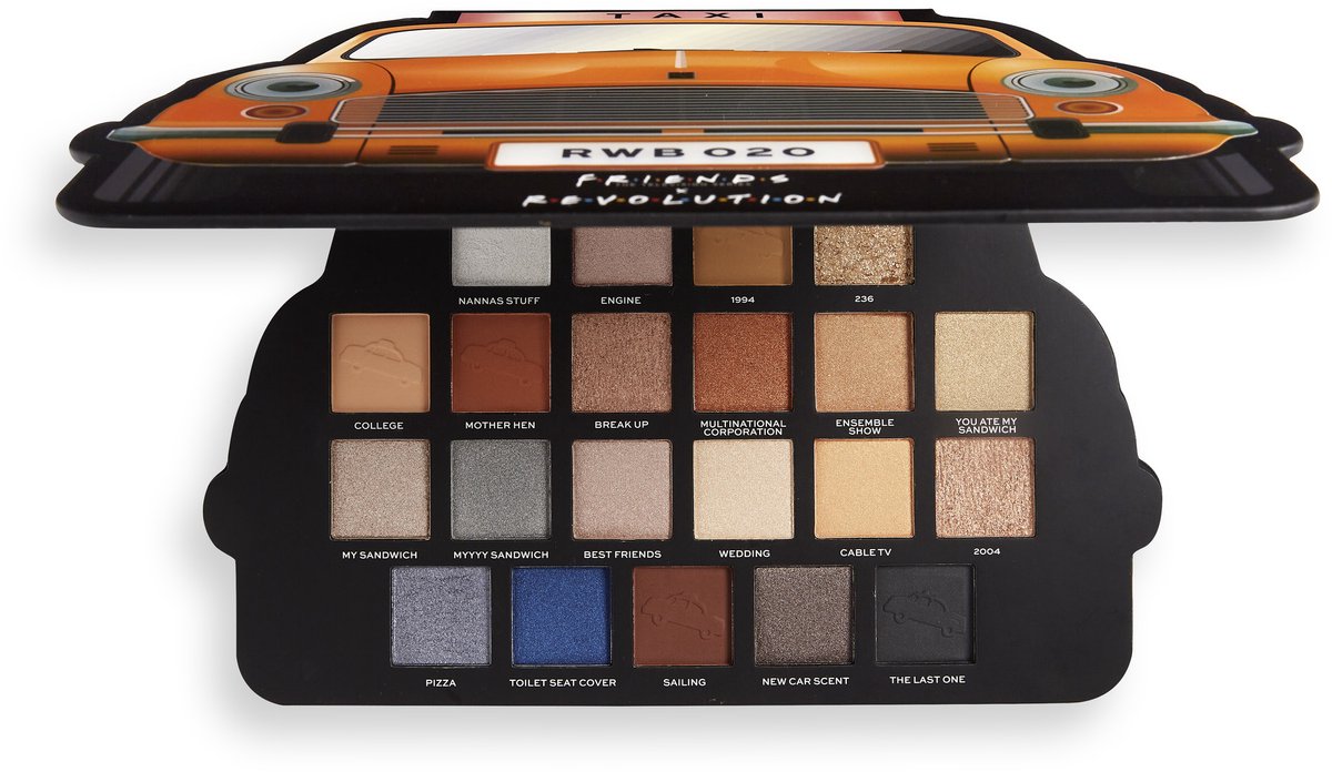 Makeup Revolution X Friends - Take A Drive Palette - Oogschaduw - Eyeshadow - Groot Palette - Cadeau - Friends TV Show