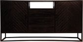 Dressoir - dressoir holga small - zwart - 165x45x85