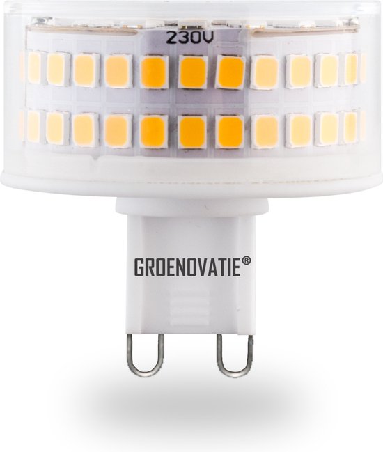 Ambient Spanning Toestand Groenovatie LED Lamp - 6W - G9 Fitting - Rond - Warm Wit - Dimbaar | bol.com