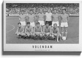 Walljar - Volendam elftal '67 - Muurdecoratie - Canvas schilderij