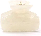 Dielay - Haarklem - Haarclip - 5x4,5x2,5 cm - Wit