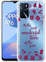 Oppo A16 / A16s Hoesje Most Wonderful Time - Designed by Cazy