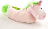 Unicorn dieren pantoffel roze maat 34-35