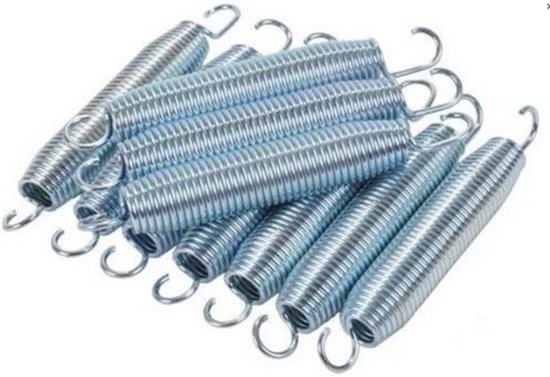 Trampoline veren set 48 stuks - 13,7 cm lang