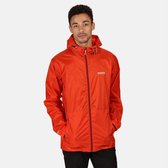 Regatta Pack-It III Waterdichte Opbergbare Jas Met Capuchon - Outdoorjas - Mannen - Oranje Rood