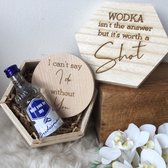 Griffel-Gifts Geschenkbox Bridesmaid - Huwelijk - Wodka