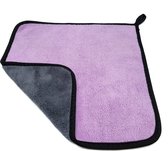 Auto Doek | Schoonmaak Doek | Auto Wasdoek | Auto Wassen | Schoonmaakdoek | Autodoek | Grijs/Lila