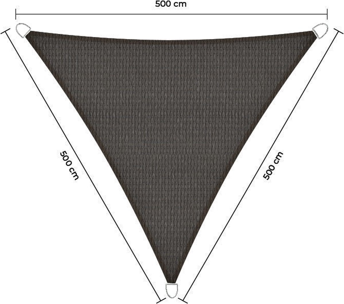 SMART driehoek 5x5x5 antraciet