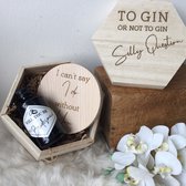 Griffel-Gifts Geschenkbox Bridesmaid Huwelijk Gin