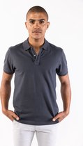 P&S Heren polo-DENZEL-mid grey-L