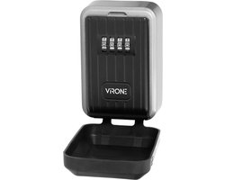 Virone Mini sleutelkluis met combinatieslot en rubber cover