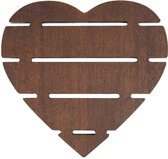 Joy Kitchen houten pannenonderzetter hart | onderzetters pannen | pannenonderzetter hittebestendig | werkbladbeschermer | onderzetters hout | onderlegger | hartjes | valentijn cade