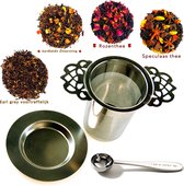 Luxe - Theepakket - Thee cadeau - Compleet - Thee set - Met - Thee ei - Theefilter - Theezeef - Maatlepels - 80 Kopjes - Losse thee - Thee pakket - Thee cadeau - Cadeau vrouw - Ver