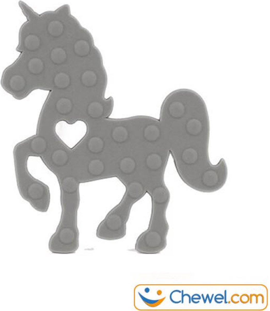 Chewel® Bijtketting Unicorn Eenhoorn Regenboog Roze | Meer Rust en Concentratie op School/Thuis | Stop Nagelbijten en Overprikkeling | BPA vrij — afbeelding 6