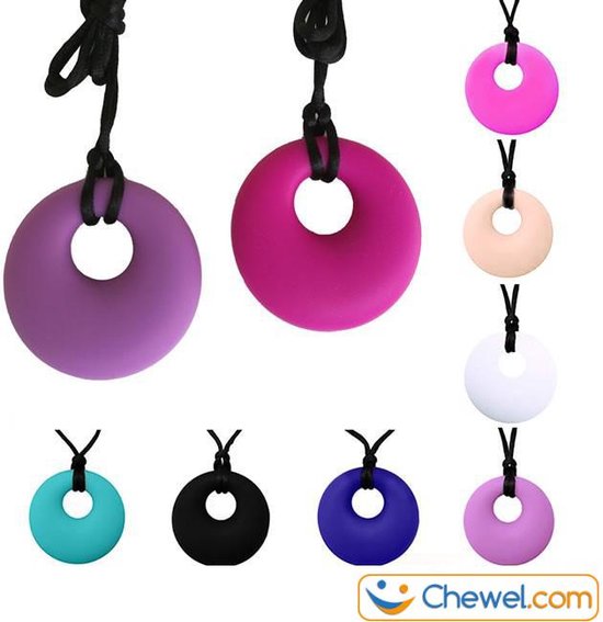 Ronde Bijtketting Kauwketting - Rond - Cirkel - Round - Limegroen - Chewel ® van Chewel® — afbeelding 5