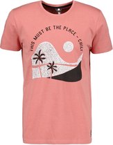 Chief Heren T-shirt Roze - Maat XXXL