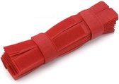 Klittenband Kabel Organizer|Kabelbinder 50 stuks|Cabel Binders|Cabantis|Rood