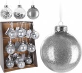 Oneiro's luxe kerstbal GLIM – ø8 cm - kerstbal - luxe verpakking – kerstcollectie – kerstdecoratie – kerstboomhanger – kerstversiering