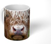Mok - Schotse Hooglander - Gras - Bos - 350 ML - Beker