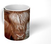 Mok - Schotse Hooglander - Boom - Gras - 350 ML - Beker