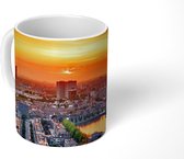 Mok - Rotterdam - Zonsondergang - Oranje - 350 ML - Beker