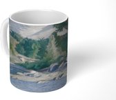 Mok - White river at Sharon - Edward Hopper - 350 ML - Beker