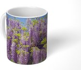 Mok - Blauweregen met een blauwe lucht - 350 ML - Beker