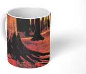 Mok - Koffiemok - Meisje in de bossen - Vincent van Gogh - Mokken - 350 ML - Beker - Koffiemokken - Theemok