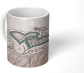 Mok - Harten tussen het zand - 350 ML - Beker